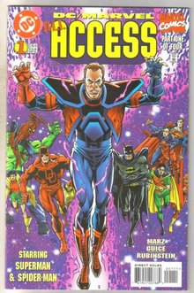 DC/Marvel Access #1 comic book mint 9.8