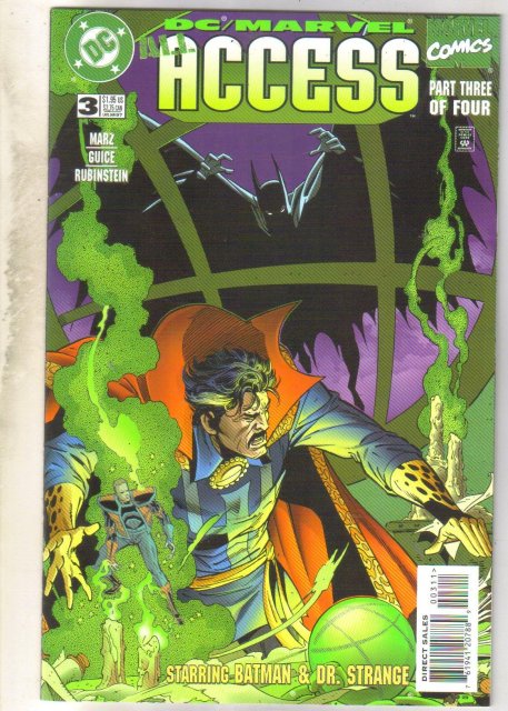 DC/Marvel Access #3 comic book near mint 9.4