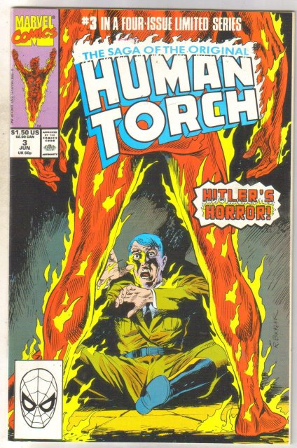 The Saga of the Original Human Torch #3 comic book near mint 9.4