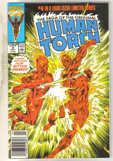 The Saga of the Original Human Torch #43 comic book near mint 9.4