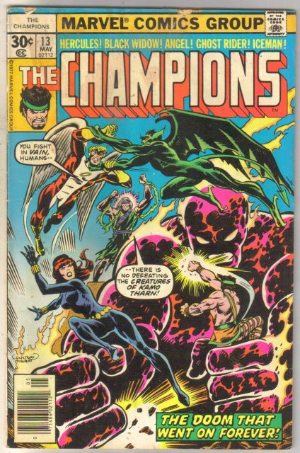 Champions #13 comic book good 2.0