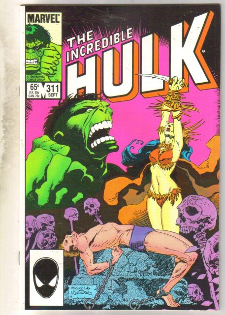 Incredible Hulk #311 comic book near mint 9.4
