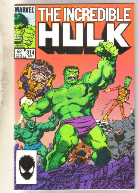 Incredible Hulk #314 comic book mint 9.8