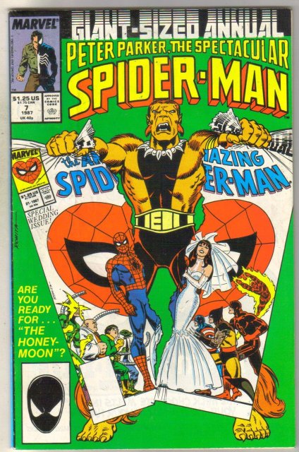 Spectacular Spider-man Annual #7 comic book fine 6.0