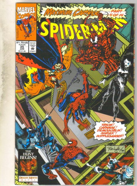 Spider-man #35 comic book near mint 9.4