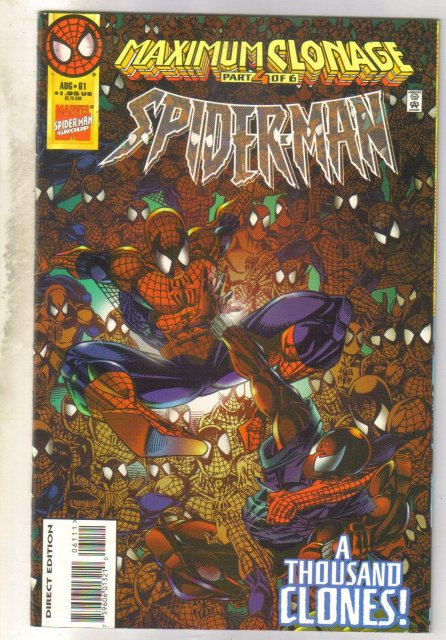 Spider-man #61 comic book near mint 9.4