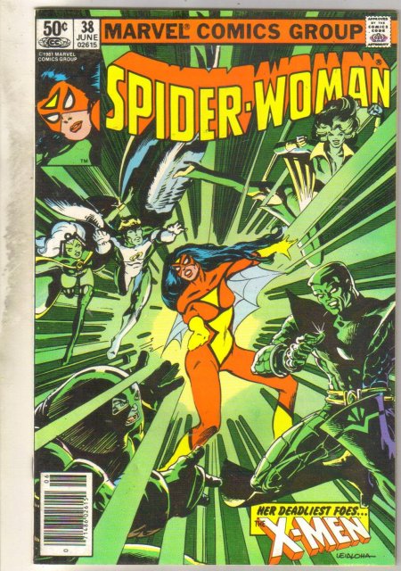 Spider-woman #38 comic book near mint 9.4
