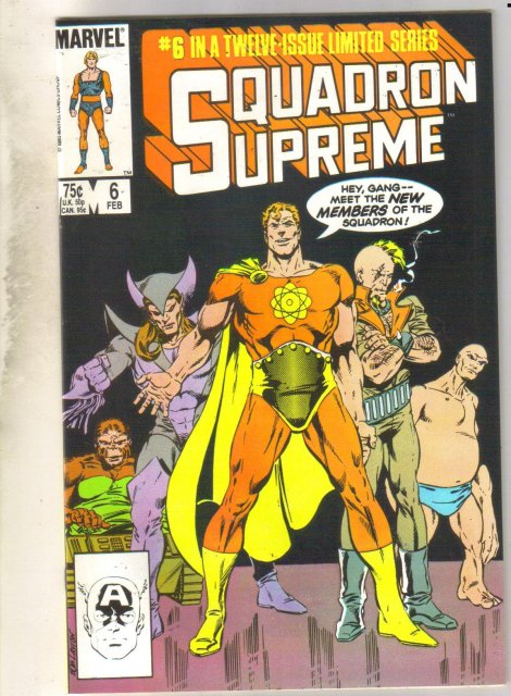 Squadron Supreme #6 comic book near mint 9.4