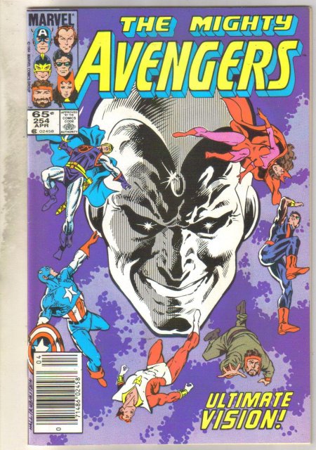 Avengers #254 comic book