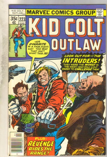 Kid Colt Outlaw #223 comic book very fine 8.0