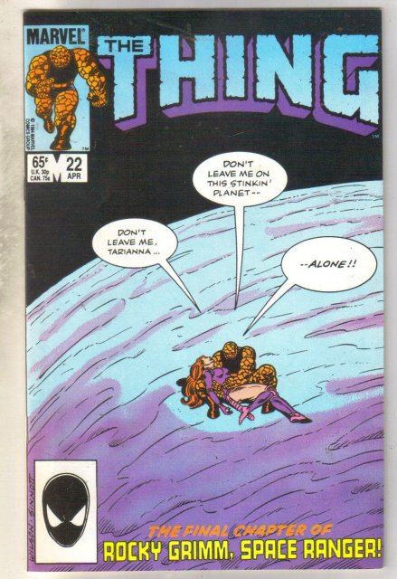 The Thing #22 comic book near mint 9.4