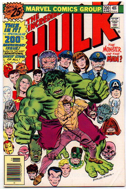 vf 8.0 Incredible Hulk comic #200