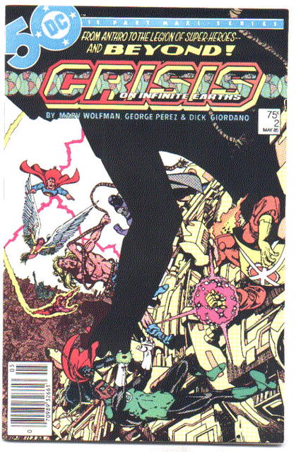 Crisis on Infinite Earths #2 comic mint 9.8