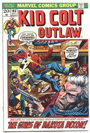 Kid Colt outlaw #163 comic book vf 8.0
