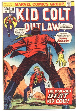 Kid Colt Outlaw #168 comic book vf 8.0