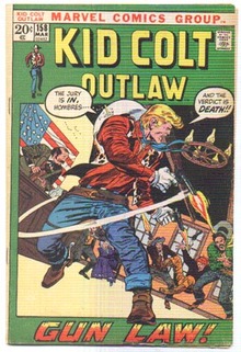 Kid Colt Outlaw #158 comic book fn 6.0