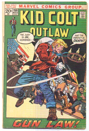 Kid Colt Outlaw #158 comic book fn 6.0