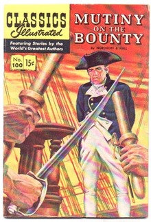 Classics Illustrated #100 hrn#100 vg/fn 5.0 (Mutiny on the Bounty) comic book