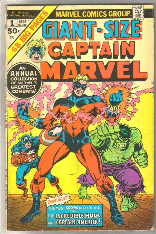 Giant-Size Captain Marvel #1 very good 4.0