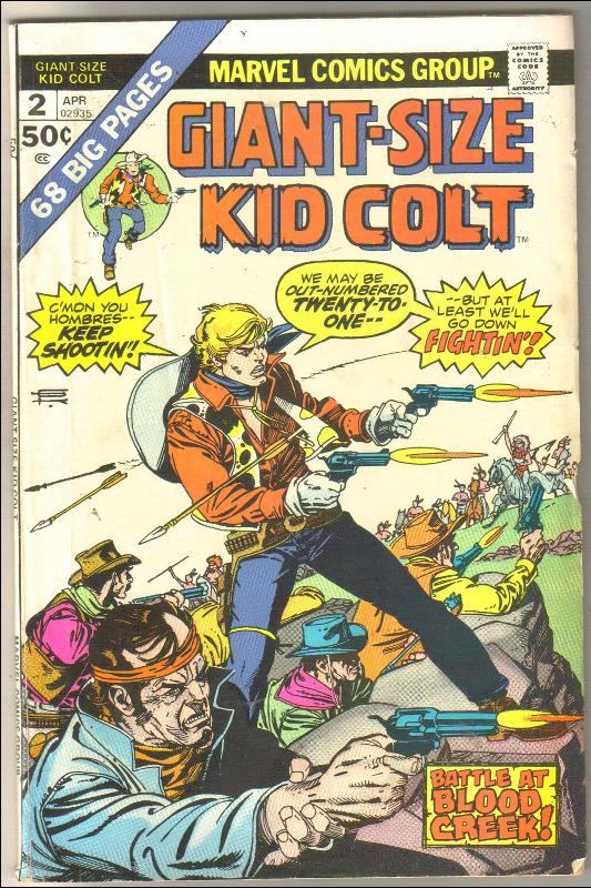 Giant-Size Kid Colt #2 comic book very good/fine 5.0
