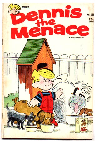 Dennis the Menace #130 comic book fn/vf 7.0