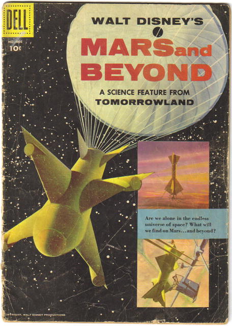 Walt Disney's Mars and Beyond comic book vg- 3.5