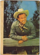 Rex Allen #3 comic book vg autographed