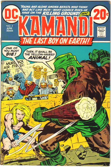 Kamandi #5 comic book fn/vf 7.0