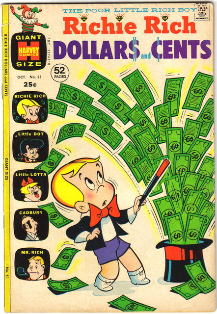 Richie Rich Dollars and Cents #51 comic book fn 6.0