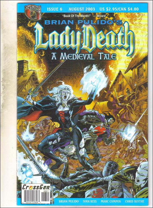 Lady Death A Medieval Tale #6 comic book mint 9.8
