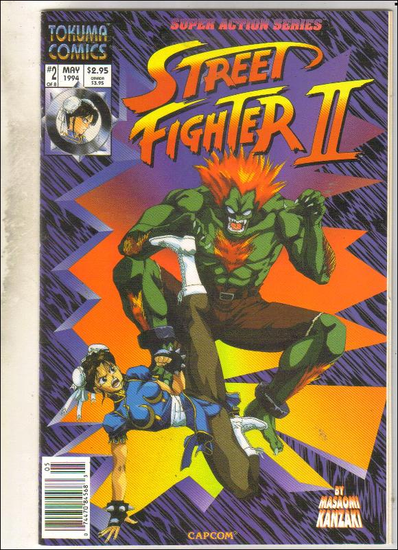 Street Fighter II #2 comic book near mint 9.4