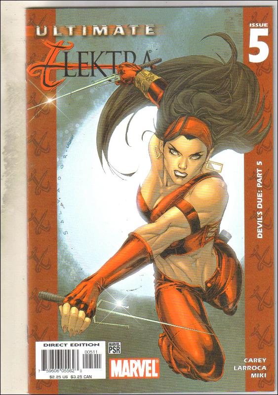 Ultimate Elektra #5 comic book near mint 9.4
