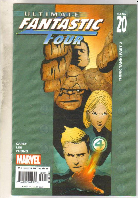 Ultimate Fantastic Four #20 comic book near mint 9.4