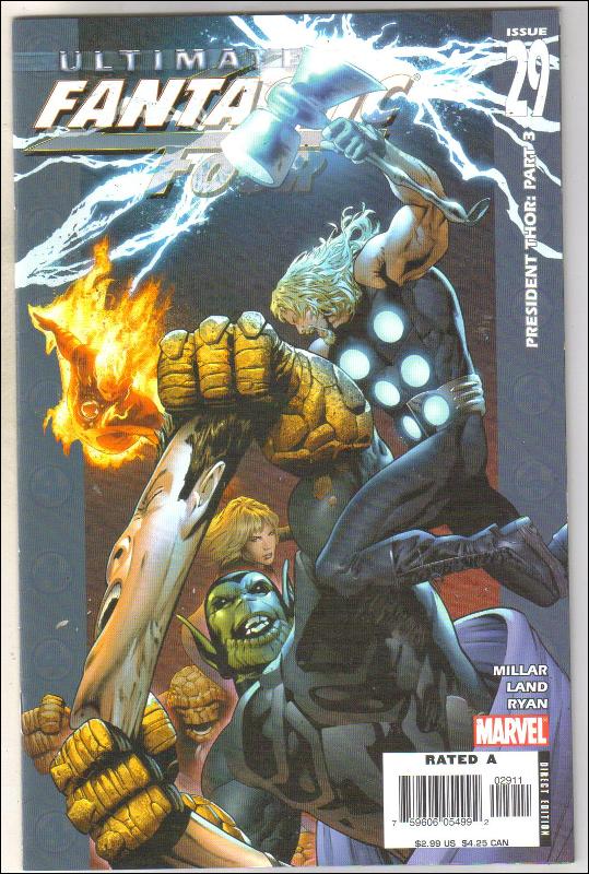 Ultimate Fantastic Four #29 comic book near mint 9.4