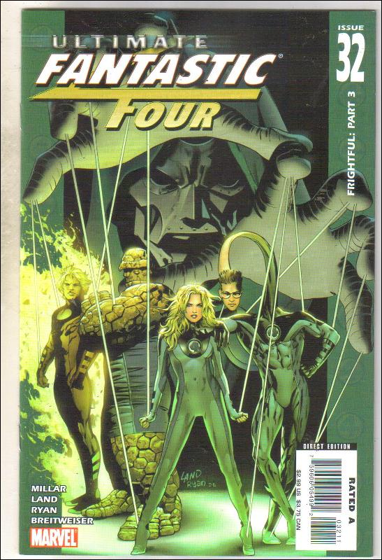 Ultimate Fantastic Four #32 comic book near mint 9.4