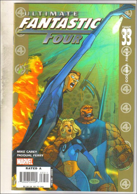 Ultimate Fantastic Four #33 comic book near mint 9.4