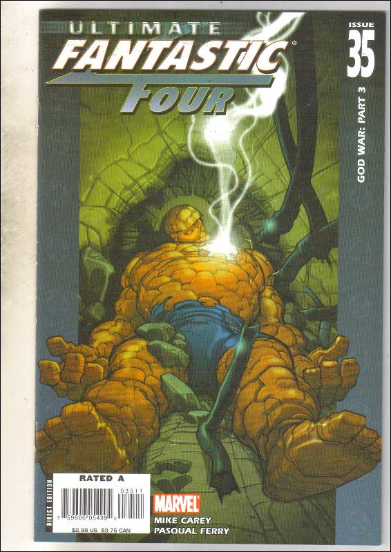 Ultimate Fantastic Four #35 comic book near mint 9.4
