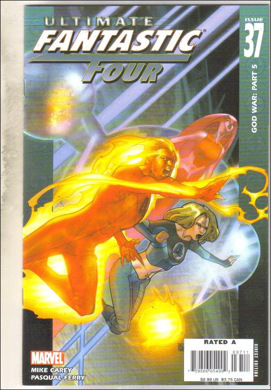Ultimate Fantastic Four #37 comic book near mint 9.4