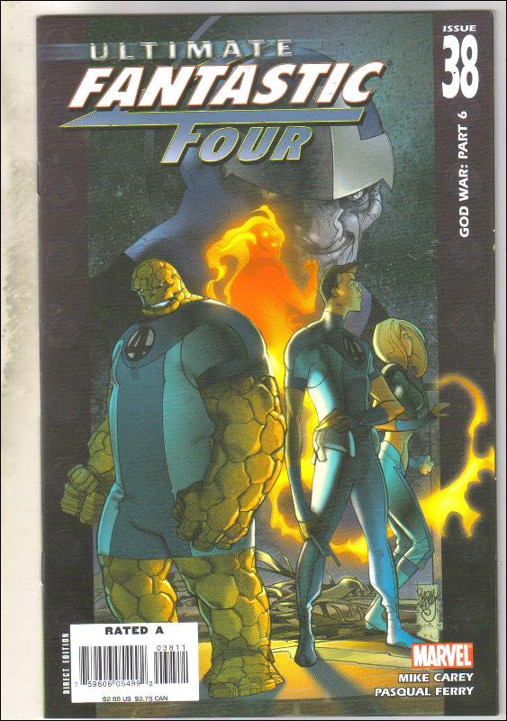 Ultimate Fantastic Four #38 comic book near mint 9.4