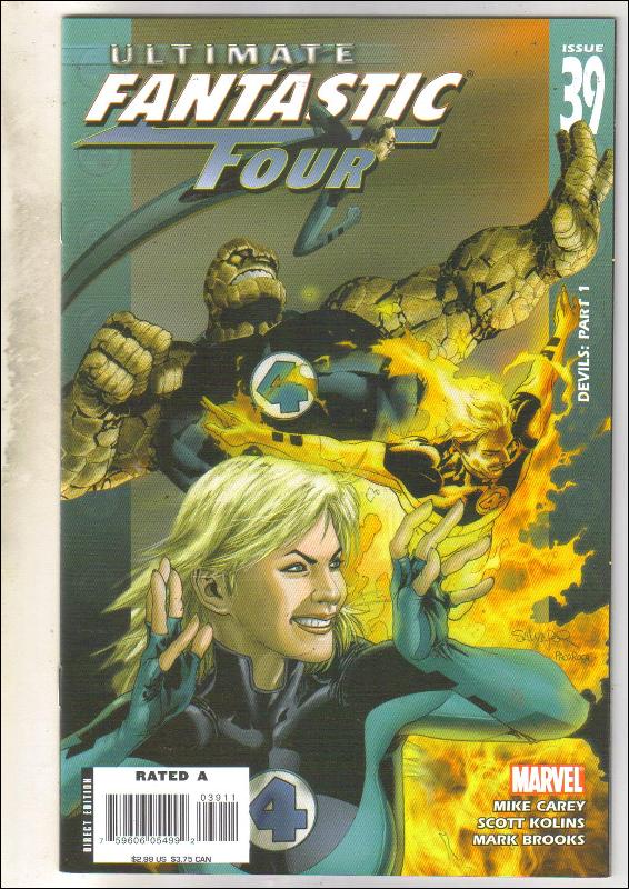 Ultimate Fantastic Four #39 comic book near mint 9.4