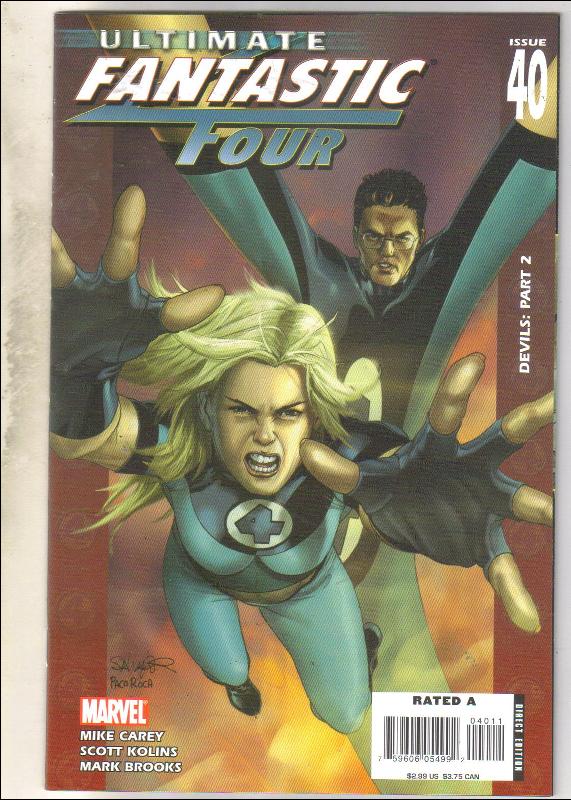 Ultimate Fantastic Four #40 comic book near mint 9.4