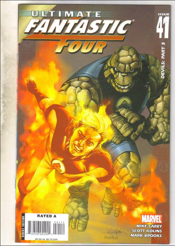Ultimate Fantastic Four #41 comic book near mint 9.4