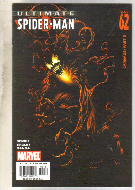 Ultimate Spider-man #62 comic book near mint 9.4