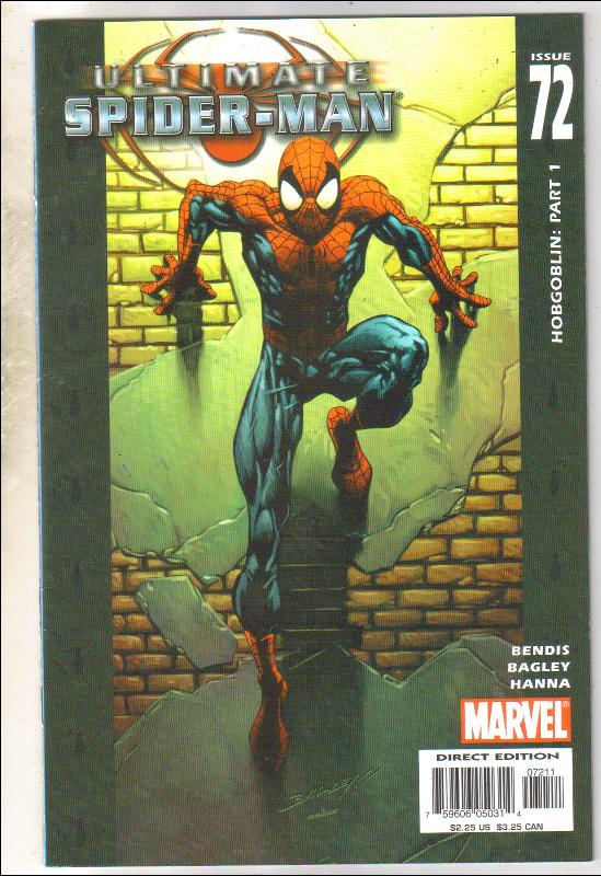 Ultimate Spider-man #72 comic book near mint 9.4