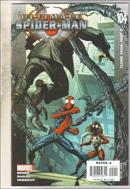 Ultimate Spider-man #104 comic book near mint 9.4