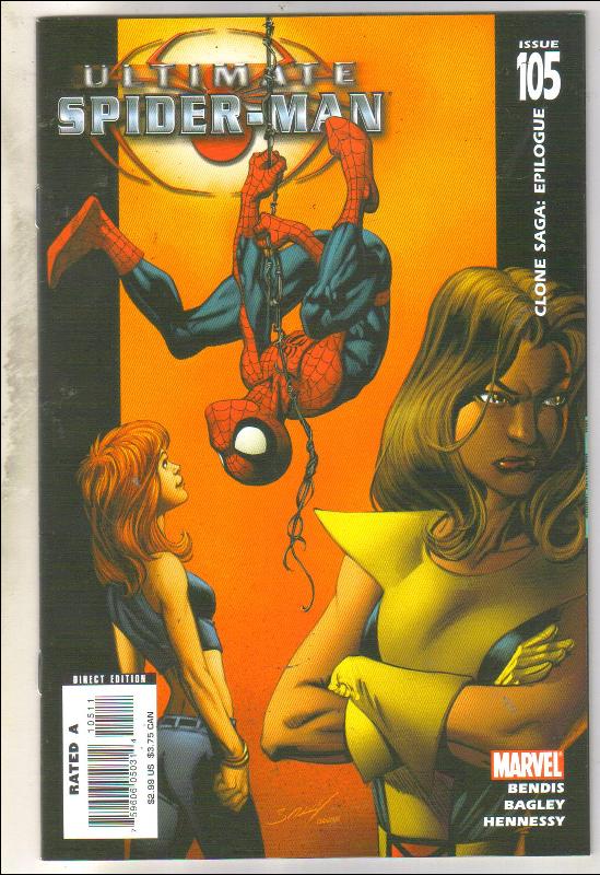 Ultimate Spider-man #105 comic book near mint 9.4