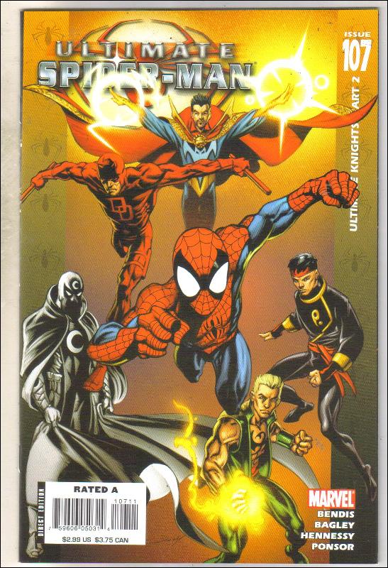 Ultimate Spider-man #107 comic book near mint 9.4