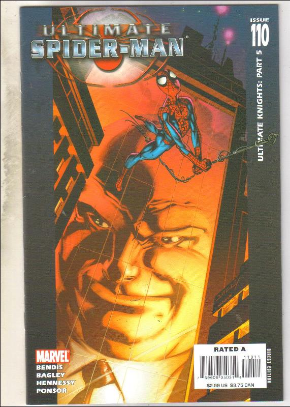 Ultimate Spider-man #110 comic book near mint 9.4