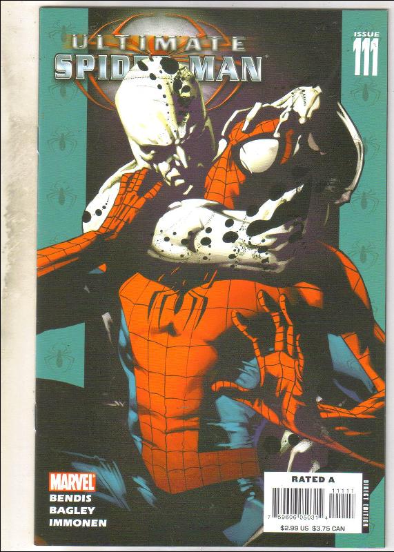 Ultimate Spider-man #111 comic book near mint 9.4