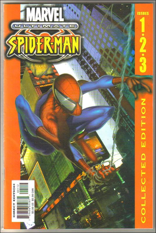 Ultimate Spider-man collected edition 1.2.3 comic book near mint 9.4